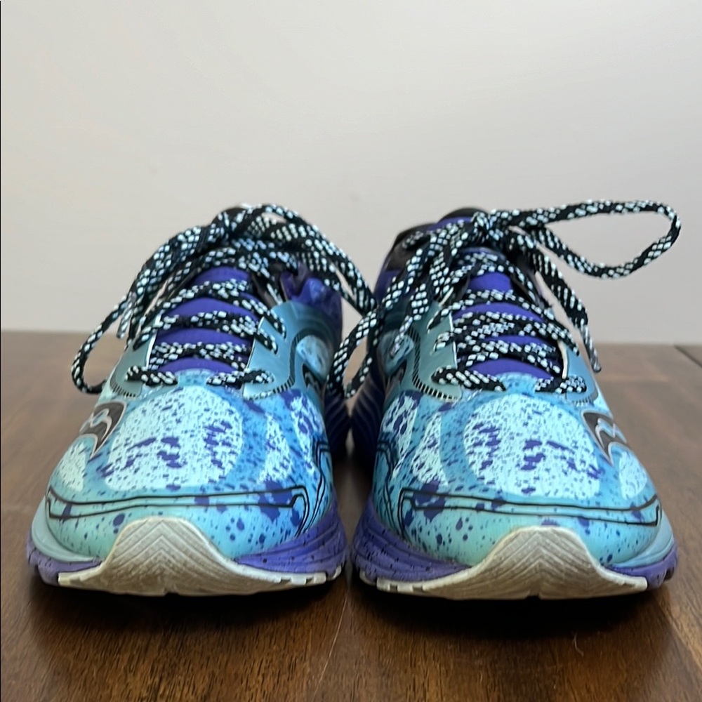 Saucony Kinvara 7 Purple Turquoise Running Shoes  Everun Flexshell Women’s SZ 12 - Picture 3 of 14